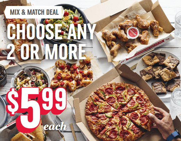 Domino S Pizza Deals 7 99 Pizza Coupon